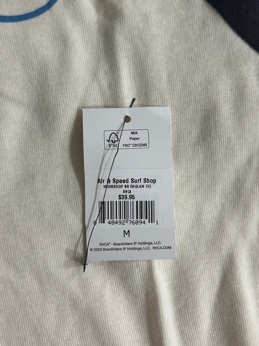 RVCA Workshop Raglan Tee - Picture 8 of 9